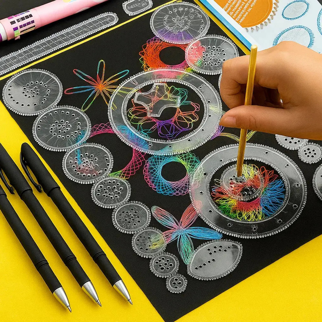 22-Piece Spiral Ruler Set – Creative Drawing Made Systematic