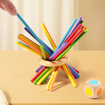 Wooden Stacking Tower Game – Builds Fine Motor Skills, Ages 3+