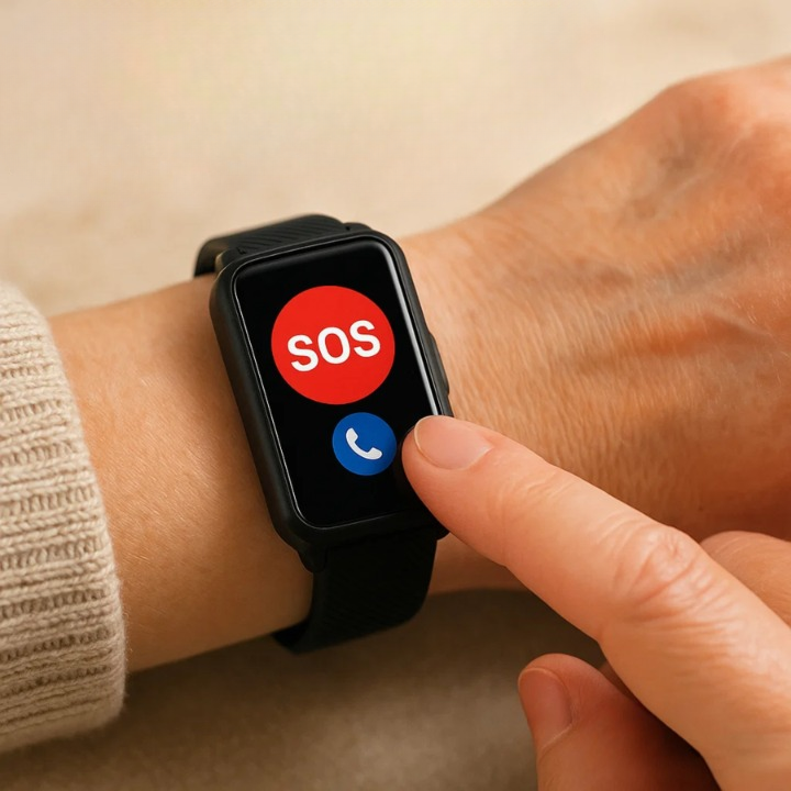 Smartwatch for Seniors with Fall Detection & SOS Call – 4G, GPS & IP67