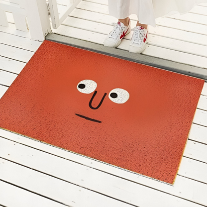 Smiley Doormat – Non-Slip PVC with Quick-Drying Surface