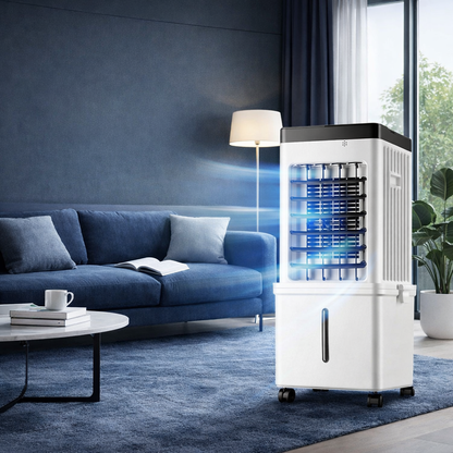 3-in-1 Air Cooler with 15L Water Tank — Cool, Humidify, Purify