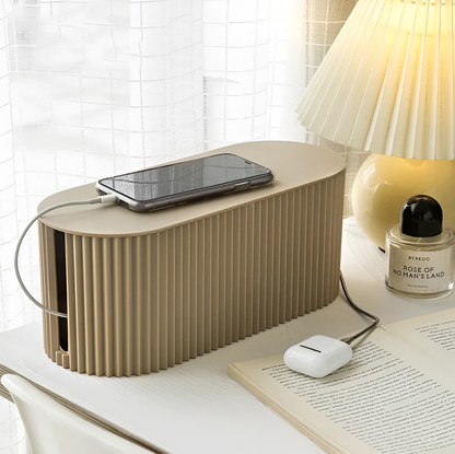 Cable Box with Lid – A Neat Charging Station for Your Home