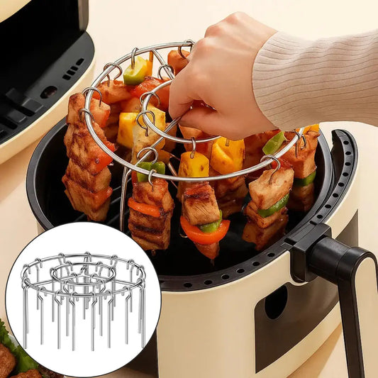 Kebab Grill for Air Fryers – Even Cooking & BBQ Delights