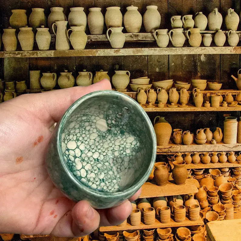 1+1 Free | Ceramic Herb Stripper with Rustic Artisan Charm