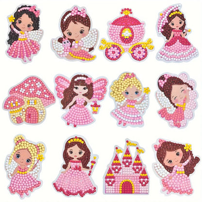 Kid-Friendly Diamond Sticker Set – With Non-Toxic Rhinestones