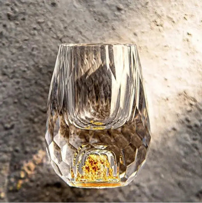 Crystal Shot Glasses with an Elegant Cut – Set of 6 Glasses