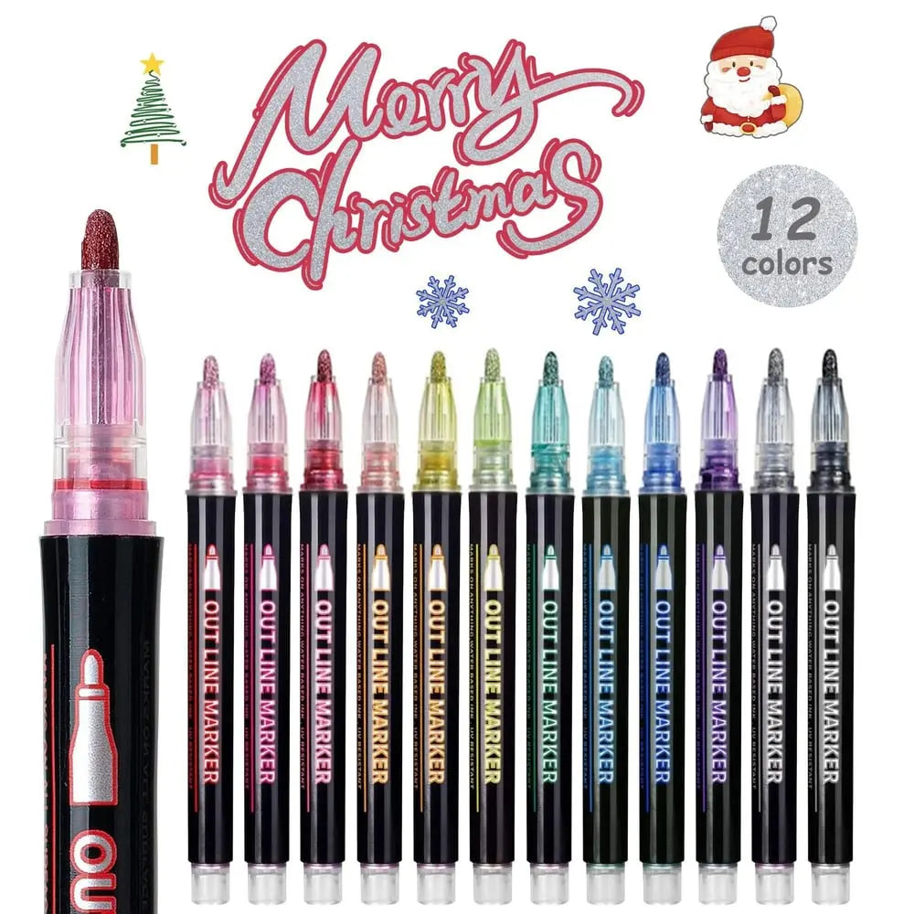 Metallic Marker Set – Creative Effects on Any Surface