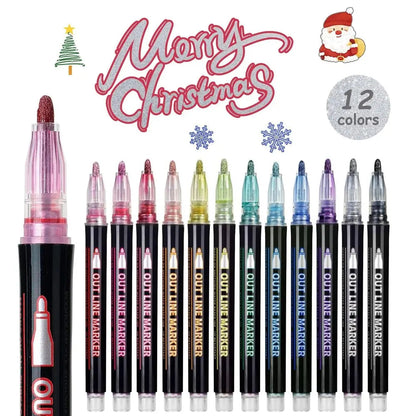Metallic Marker Set – Creative Effects on Any Surface