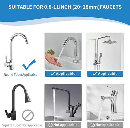 Organizer for Kitchen Faucets – Aluminum Design to Prevent Rust and Keep Things Tidy