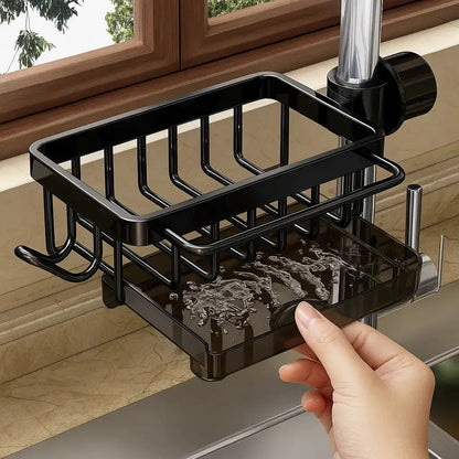 Organizer for Kitchen Faucets – Aluminum Design to Prevent Rust and Keep Things Tidy