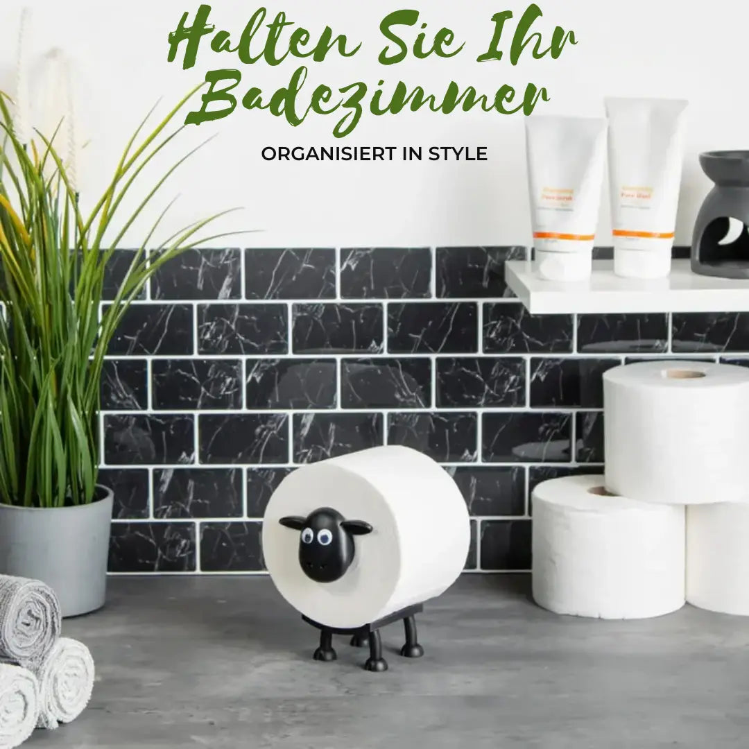 Sheep-Shaped Toilet Paper Holder – Practical & Charming for the Bathroom