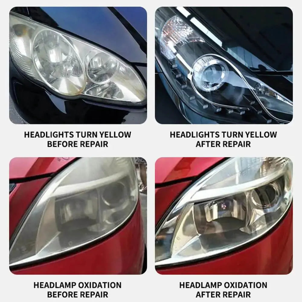 Headlight Restoration Spray – The Solution for Dull, Yellowed, or Cloudy Car Headlights