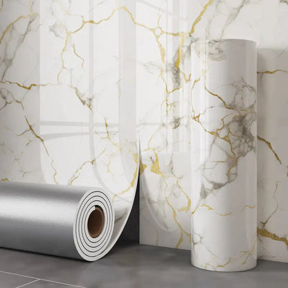 Self-Adhesive Marble Decorative Film – A Modern Look in Minutes (40×300 cm)