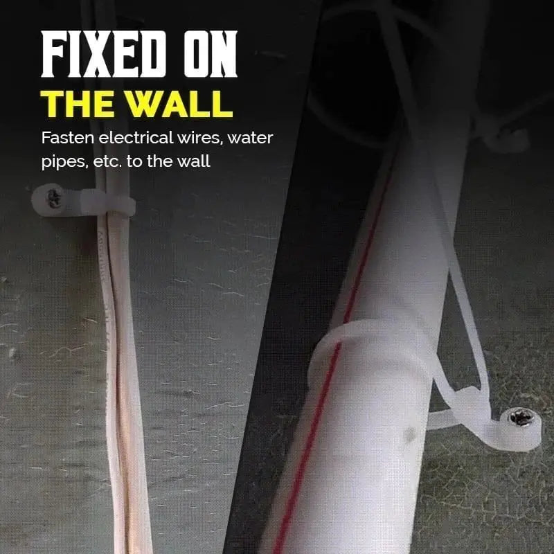 Self-Locking Cable Ties with a Screw Hole – Tensile Strength up to 22 kg