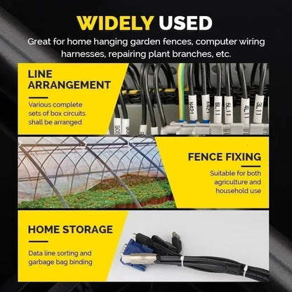 Self-Locking Cable Ties with a Screw Hole – Tensile Strength up to 22 kg