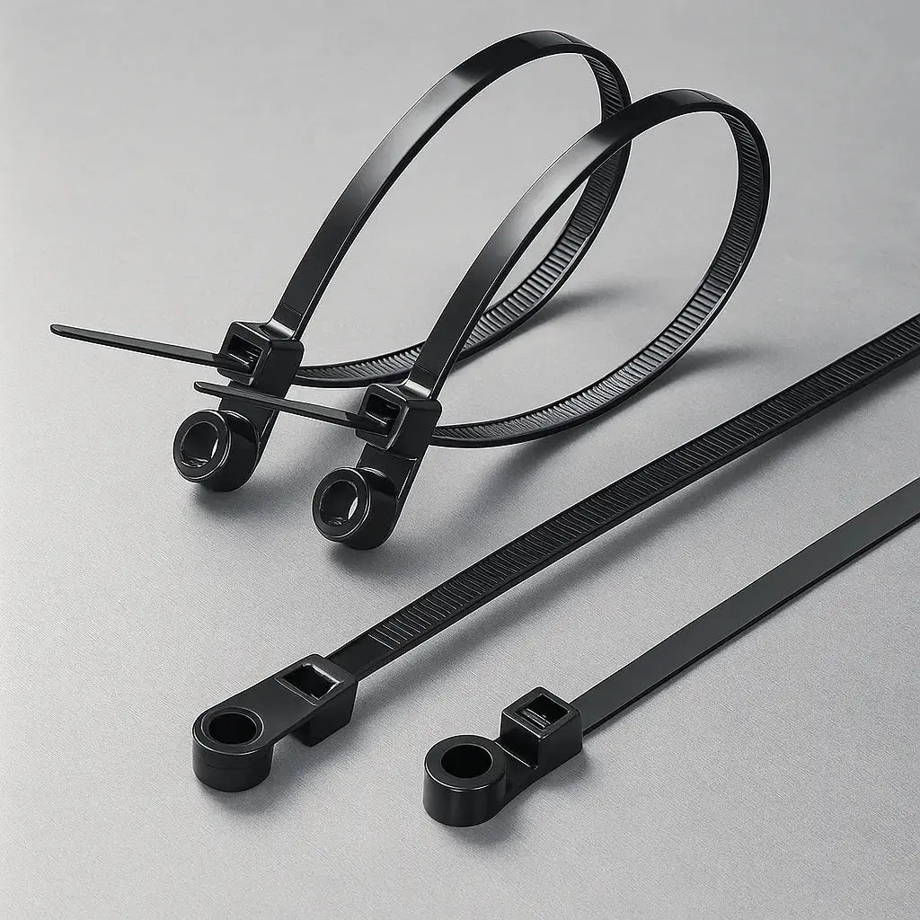 Self-Locking Cable Ties with a Screw Hole – Tensile Strength up to 22 kg
