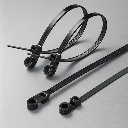 Self-Locking Cable Ties with a Screw Hole – Tensile Strength up to 22 kg