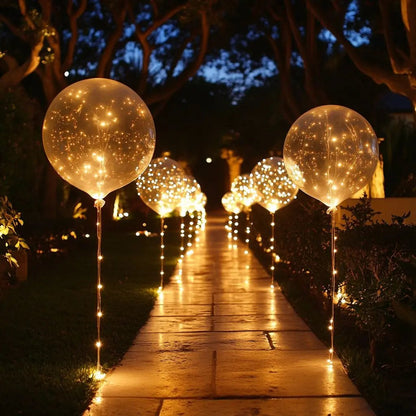 Set of 10 LED Balloons – Warm Lighting for Any Occasion