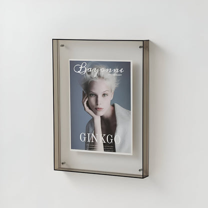 Double-Layered Acrylic Picture Frame for Walls and Tables – 10 Colors, 5 Sizes