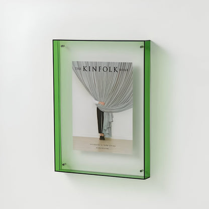 Double-Layered Acrylic Picture Frame for Walls and Tables – 10 Colors, 5 Sizes