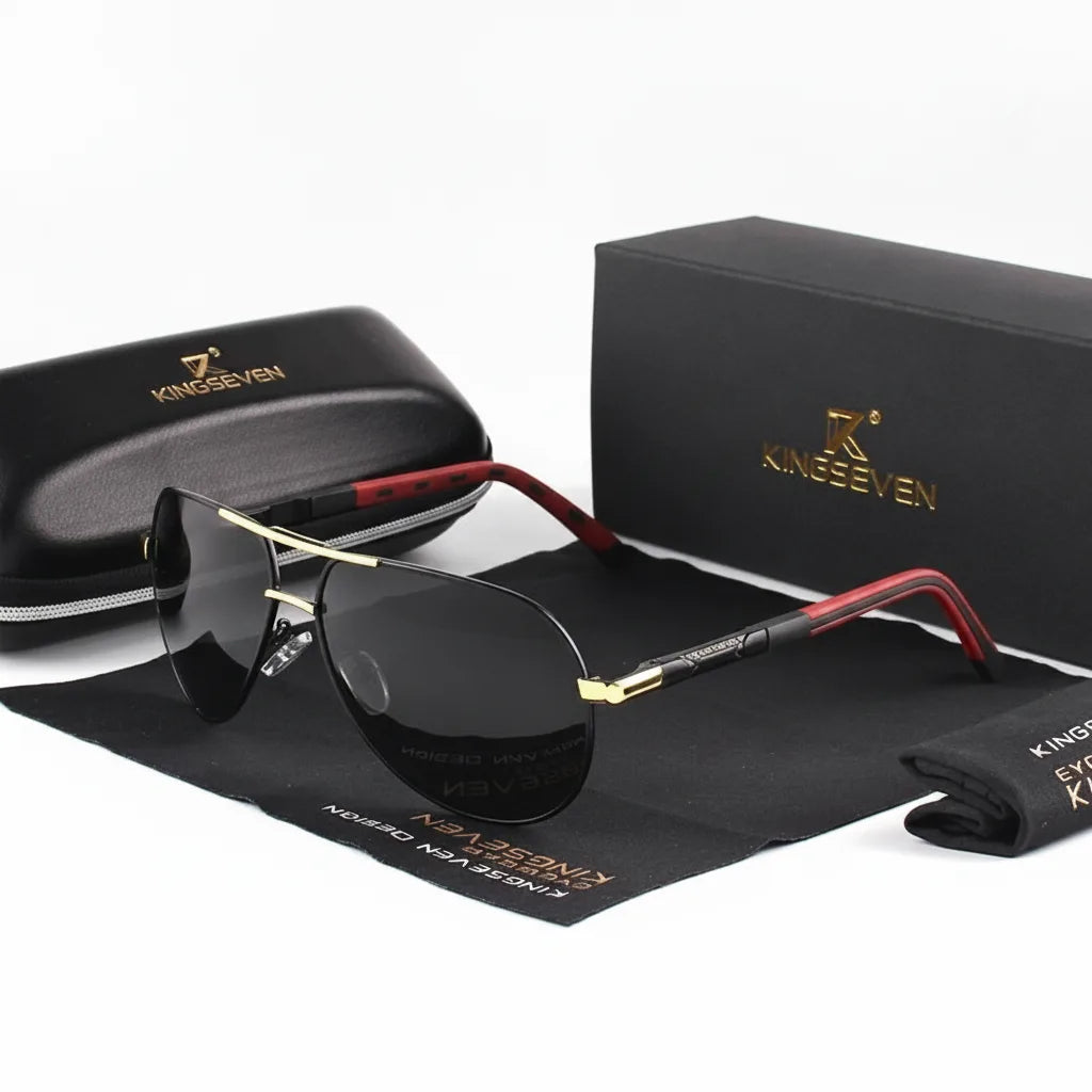 Men's Vintage Polarized Sunglasses with UV400 Protection