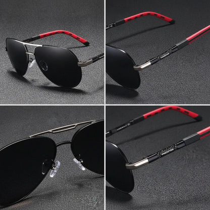 Men's Vintage Polarized Sunglasses with UV400 Protection