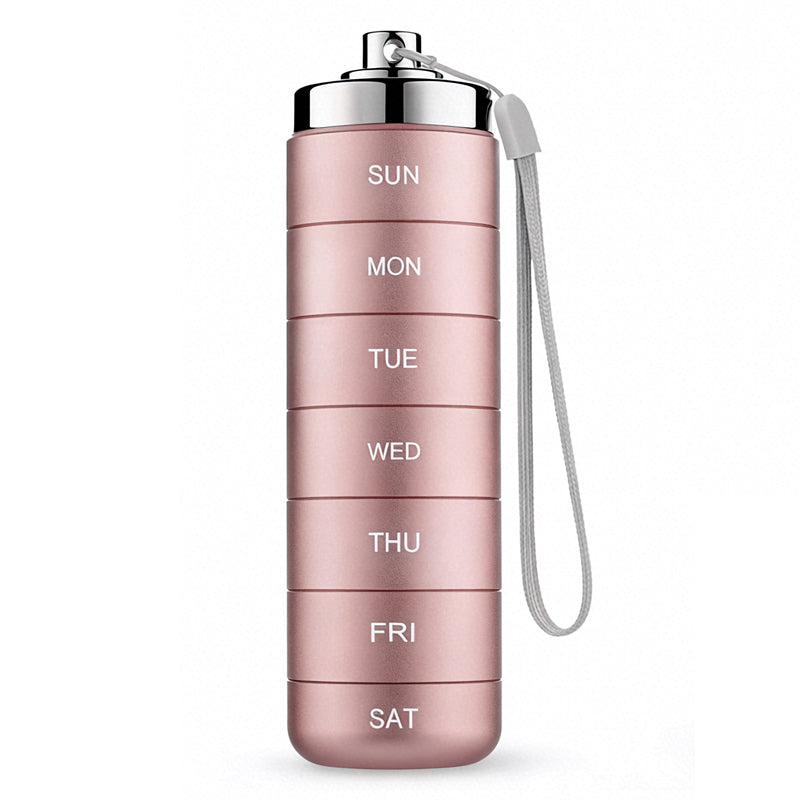 7-Day Waterproof Aluminum Pill Dispenser