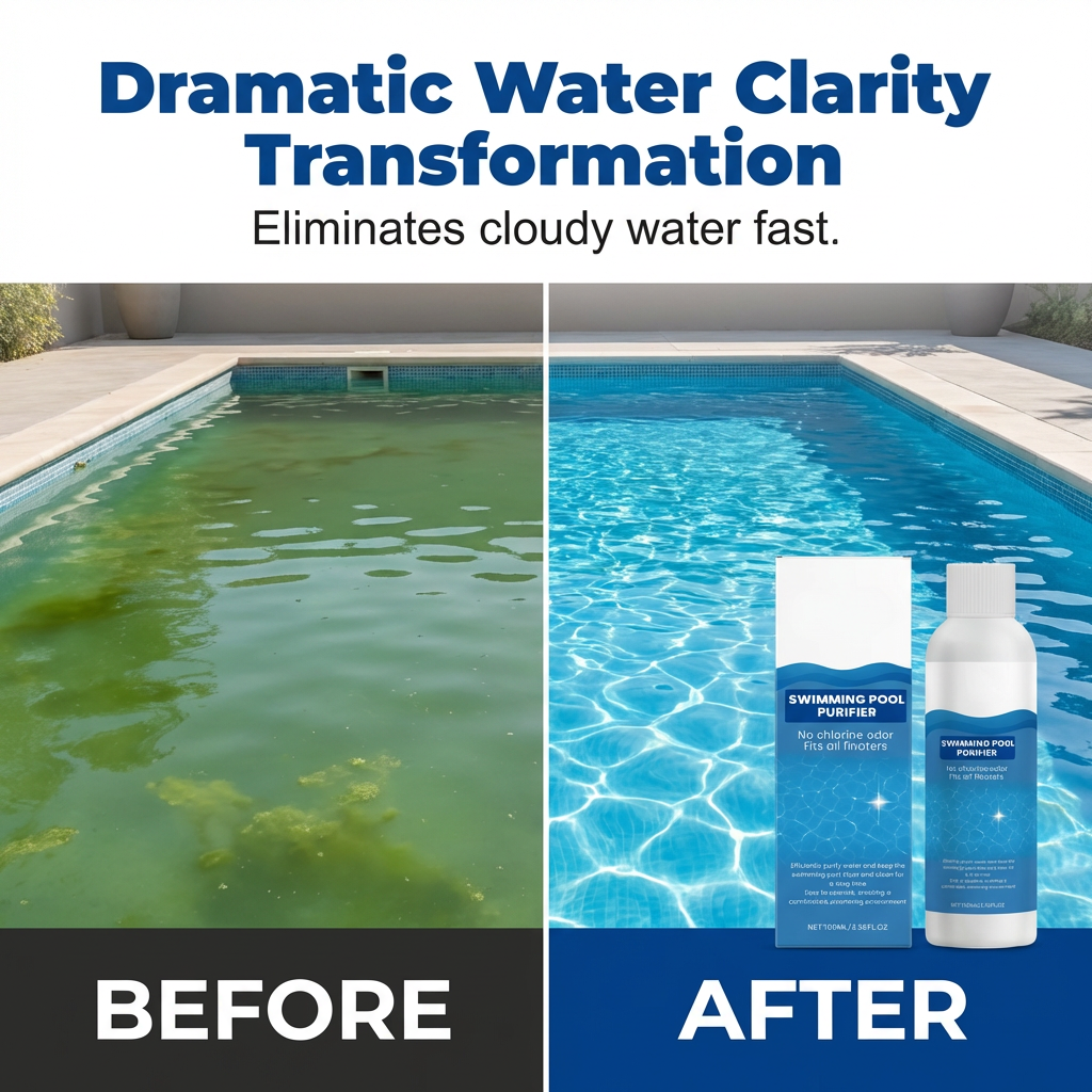 Chlorine-Free Pool Cleaning Solution, 100 ml